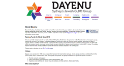 Desktop Screenshot of dayenu.org.au